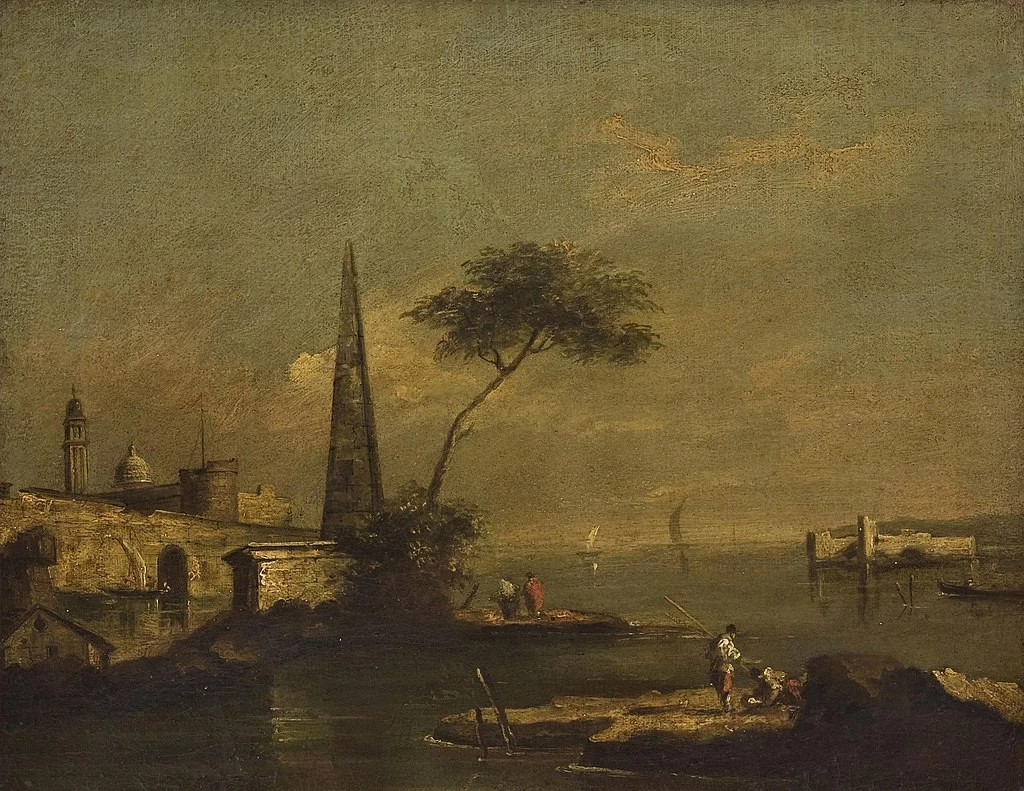 Capriccio con obelisco in laguna - Philadelphia Museum of Art